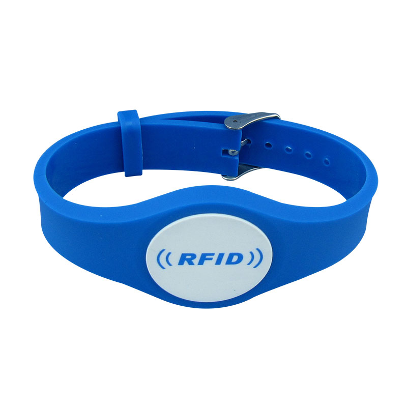 125KHZ ID Slap RFID Kauçuk Pvc Biləklik