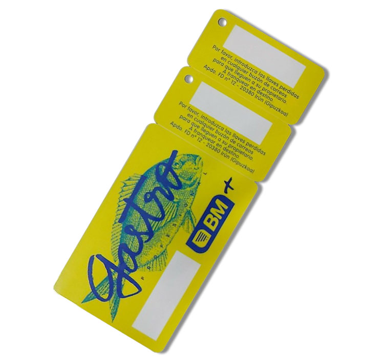 PVC Card 2 in 1 Snap-off Plastic Combo Hang Tag bazarda yeni bir təqdimatdırmı?